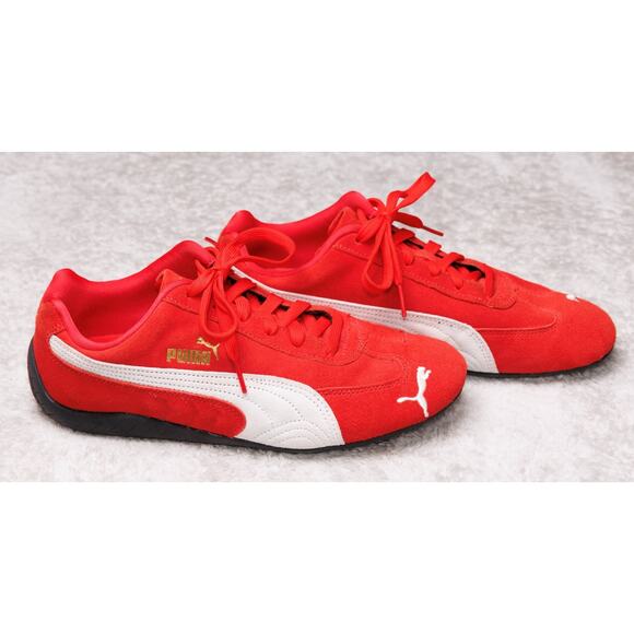 Puma Speedcat OG Red White Sneakers Racing Shoes Womens Size 10 EU 41 - Picture 13 of 15